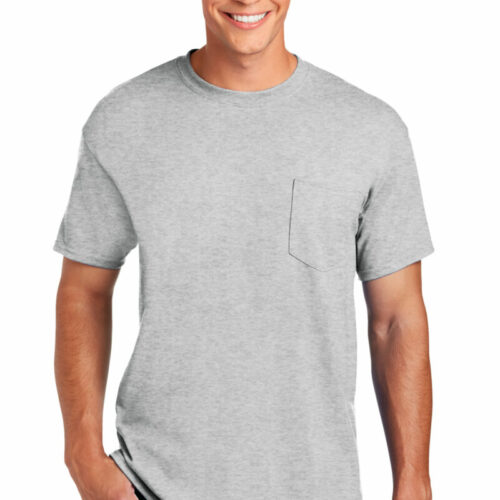 50 Cotton/50 Poly Pocket T-Shirt