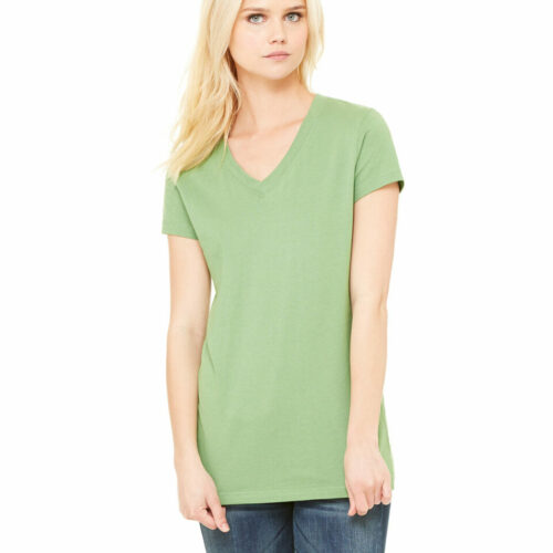 Bella + Canvas Ladies’ Jersey Short-Sleeve V-Neck T-Shirt