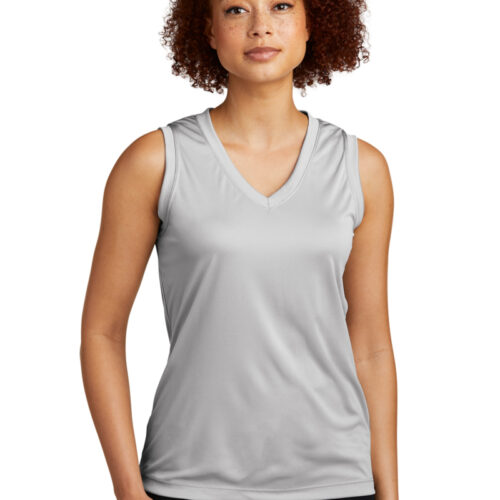 Competitor™ V-Neck Tee Silver